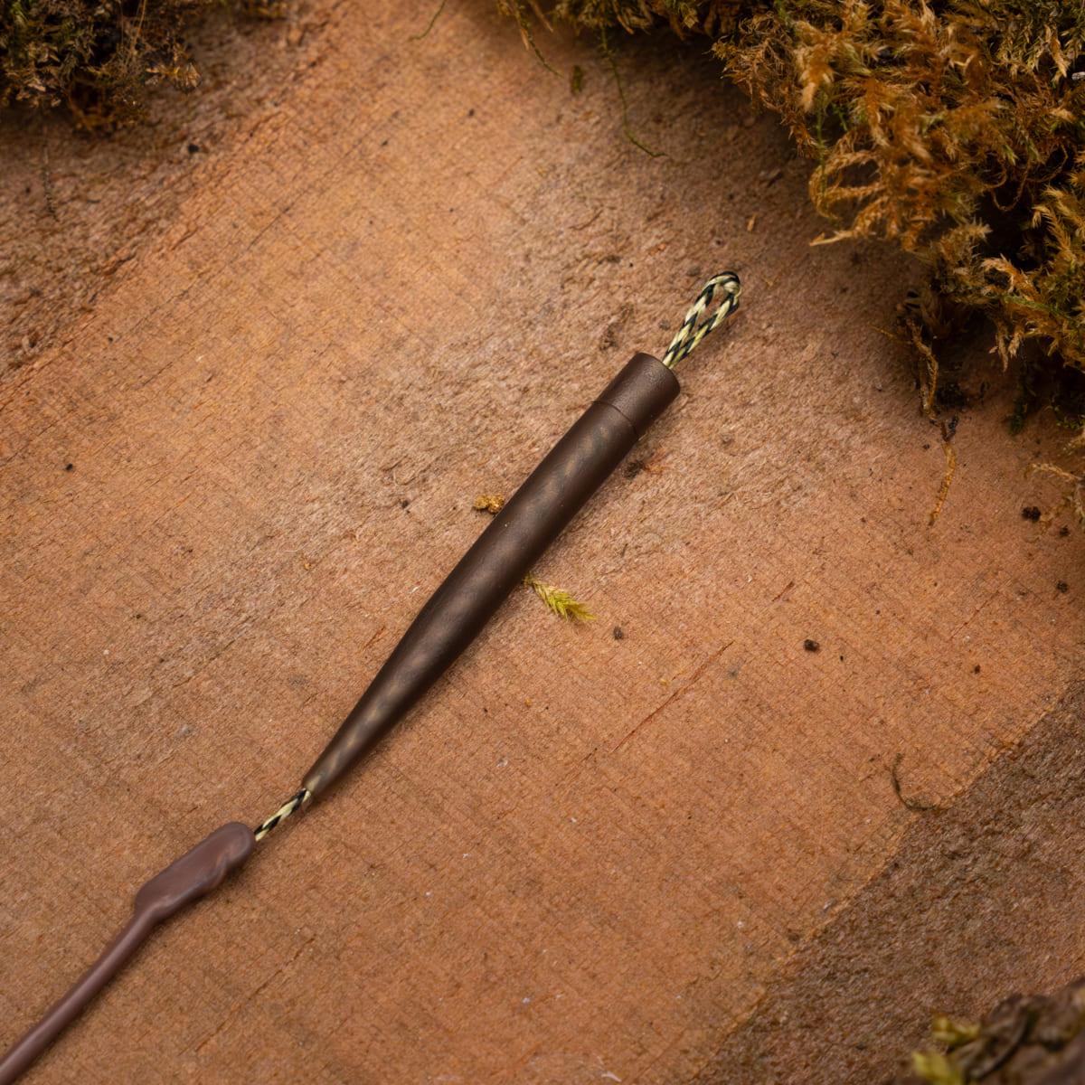 PB Products Bungee Multi Rig size 4 (SKU 25116), close-up of the anti tangle sleeve and the braided loop